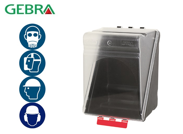 Gebra SecuBox Maxi transparant Helm + Oogbescherming 236x315x200mm | DKMTools - DKM Tools