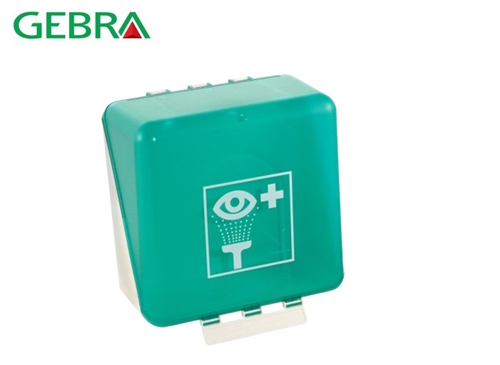 Gebra SecuBox Midi groen voor EHBO Oogspoelflessen 236x225x125mm | DKMTools - DKM Tools