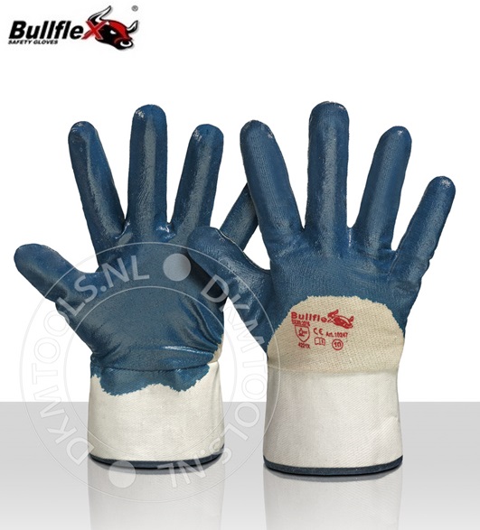 Bullflex NBR handschoenen met soepele lichte nitril coating mt 8 | DKMTools - DKM Tools