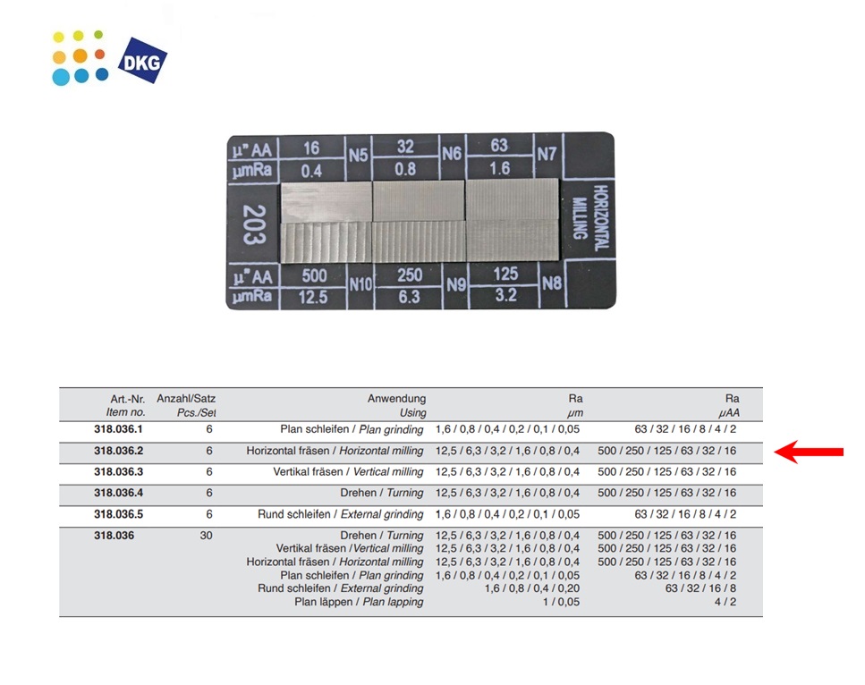 Oppervlaktecontroleplaten uitwendig slijpen, 6-delig | DKMTools - DKM Tools