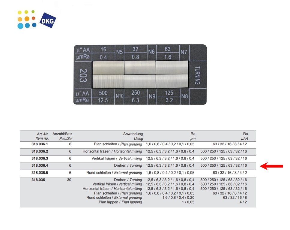 Oppervlaktecontroleplaten verticaal frezen, 6-delig | DKMTools - DKM Tools