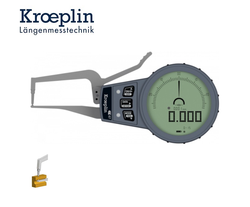 Digitale buitenmeter 0-15mm