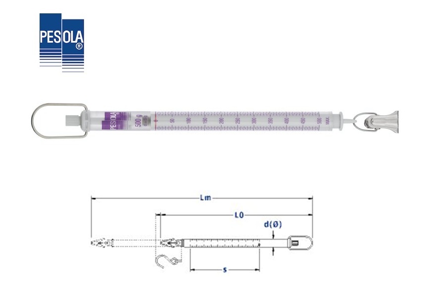 Veerunster LightLine 500 gram paars, met klem