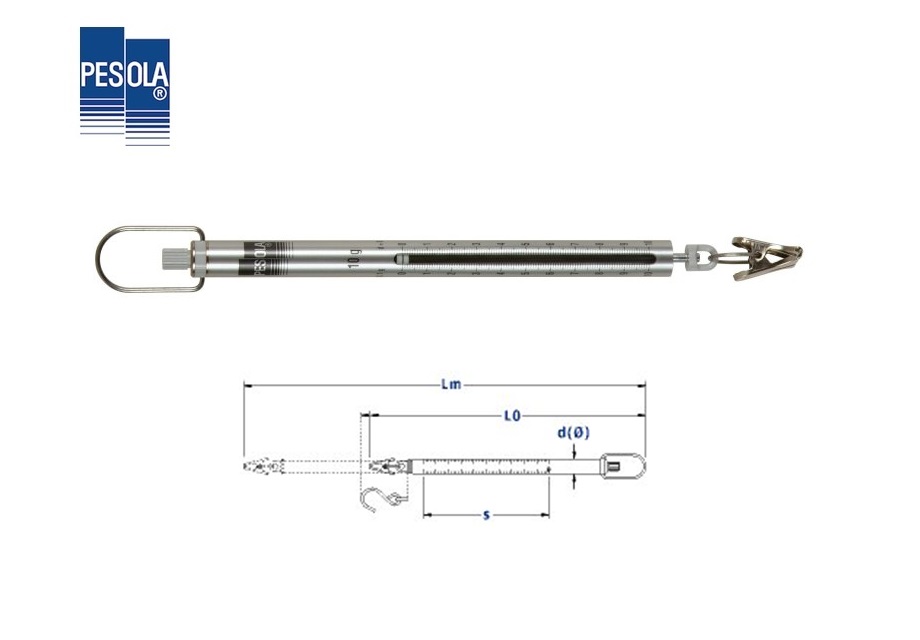 Veerunster Micro Line 10g Grijs met klem