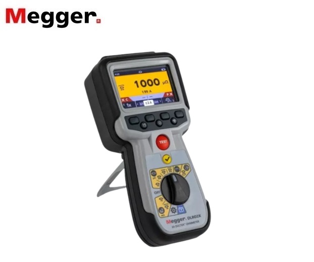 Megger DLRO2X laagohmige weerstandmeter 2 A 300V/600V met data