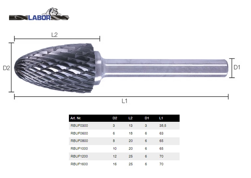 HM Stiftfrees Type F 3.0 x 13.0 x 3.0 x 38.5mm