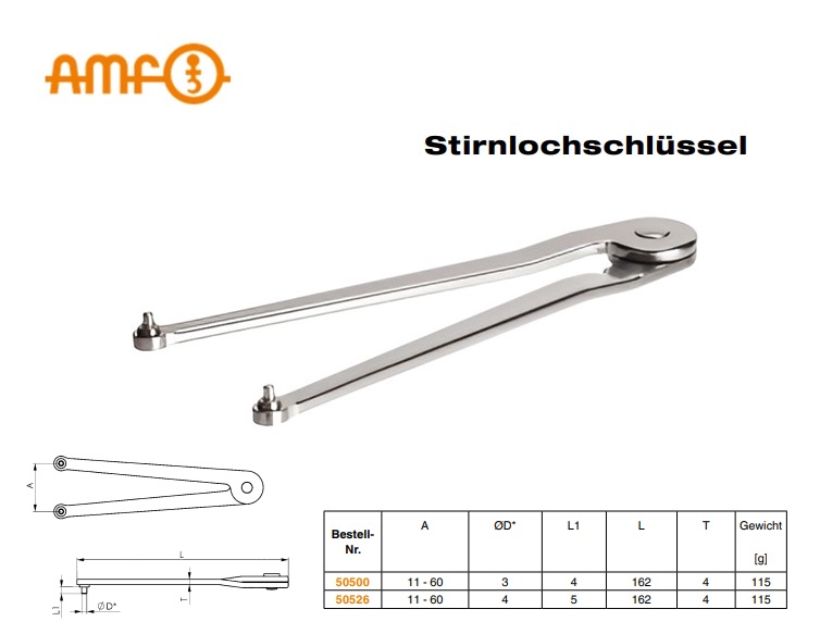 Verstelbare pengatsleutel 758NI 3 mm 11-60mm