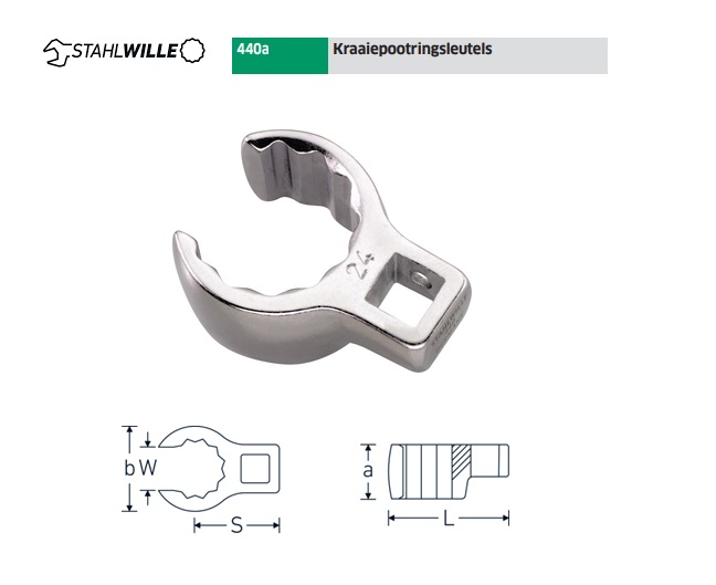 Kraaienpootringsleutel 440 A 1 1/8