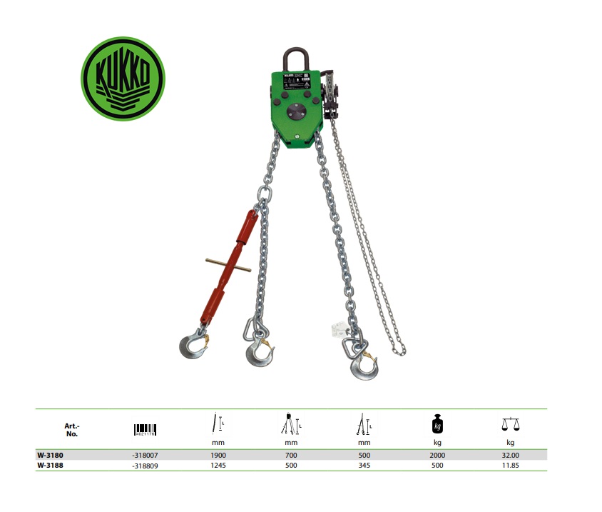 Motorgeleider URANOS 500kg | DKMTools - DKM Tools