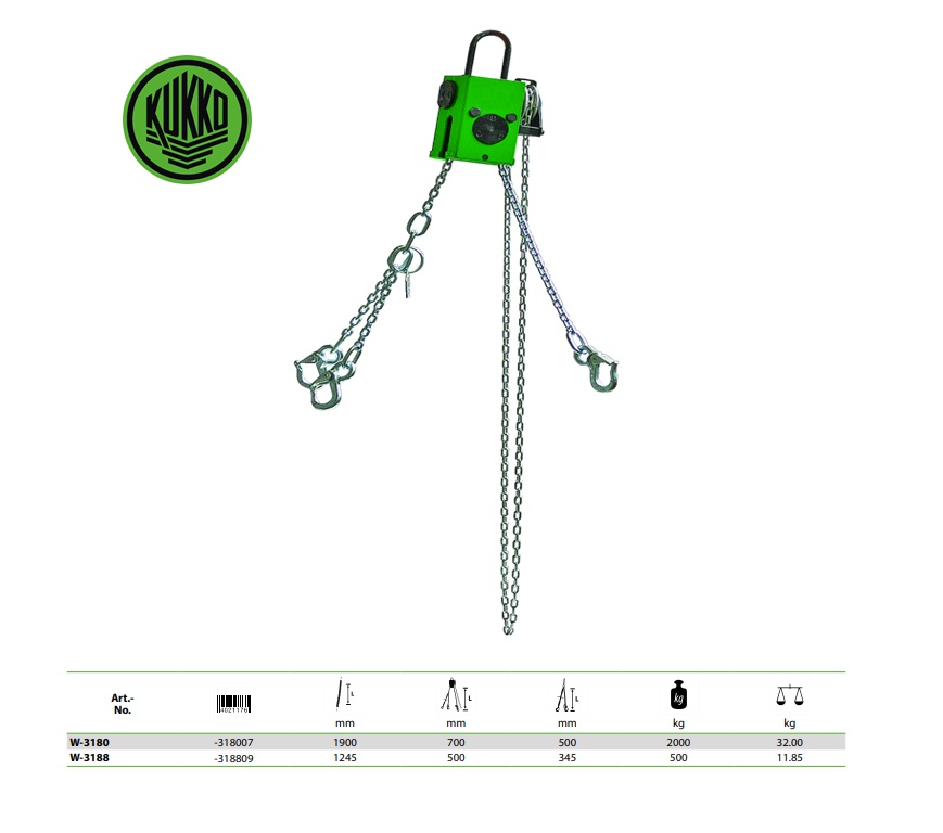 Motorgeleider URANOS 2000kg | DKMTools - DKM Tools