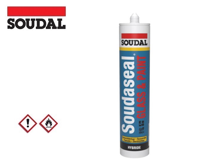 Soudaseal Glass & Paint RAL 9001 Creme Wit 600ml | DKMTools - DKM Tools