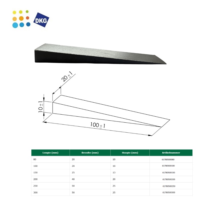 Stalen Spie ( Keg) 100x20x10mm