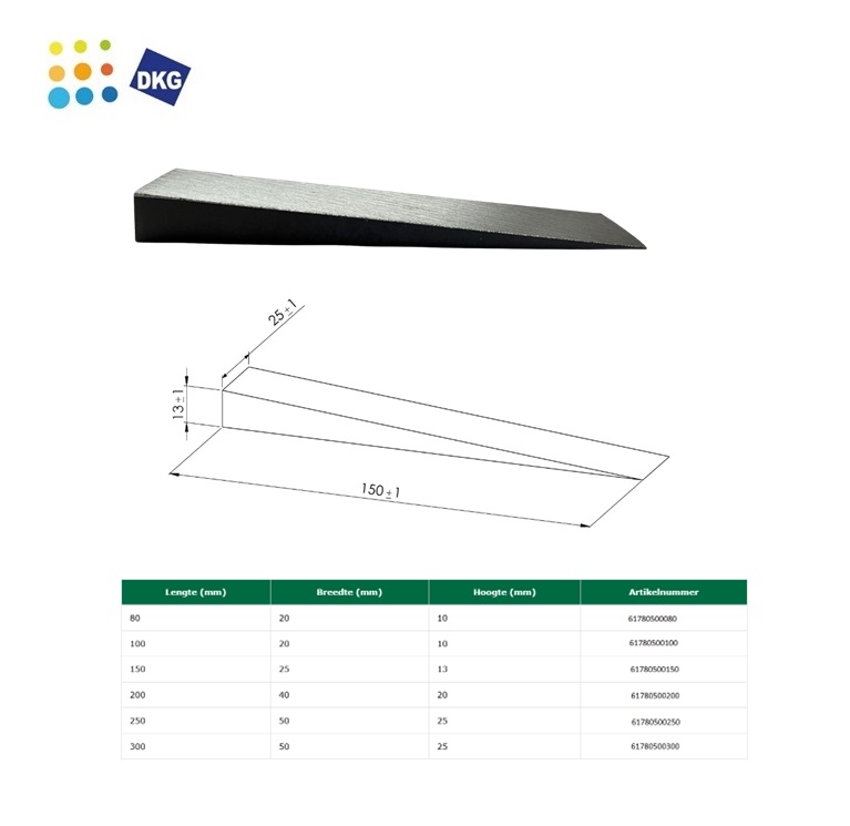 Stalen Spie ( Keg) 150x25x13mm