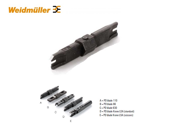 Vervangingsmes voor Punch Down Tool aansluitstrip type ERME 110 PDT