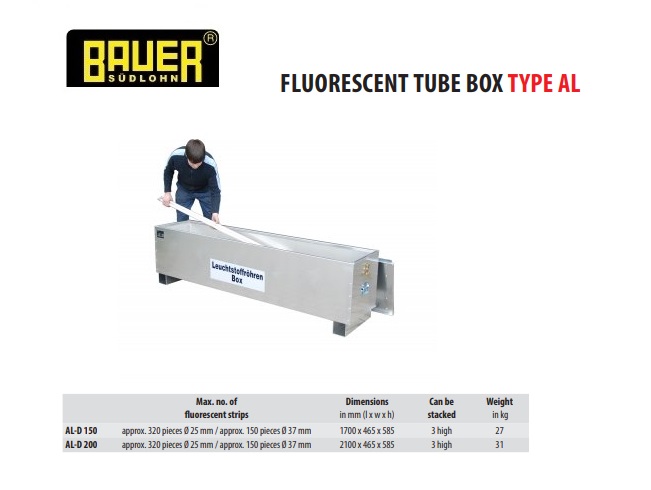 TL-buizenbox AL-D 150 aluminium