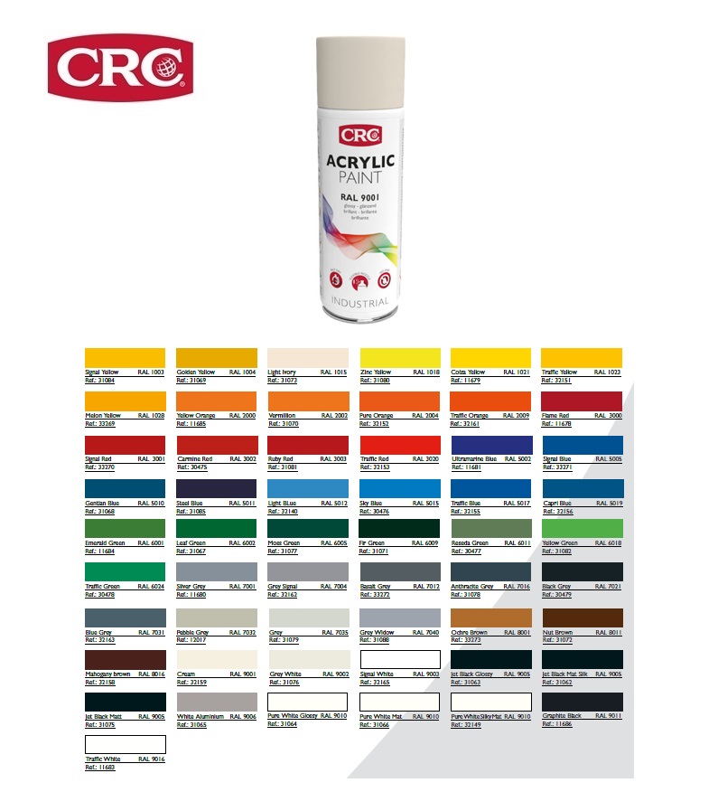 ACRYLIC PAINT 9001 Crèmewit 400 ml