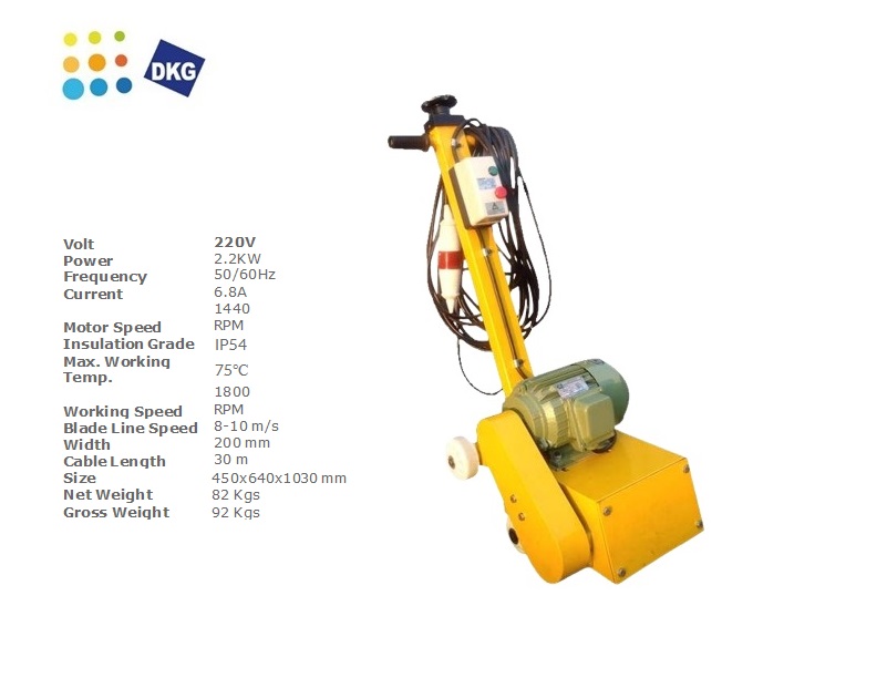 Elektrische Ontroestingsmachine KC-120E 220V 1P, 200mm | DKMTools - DKM Tools