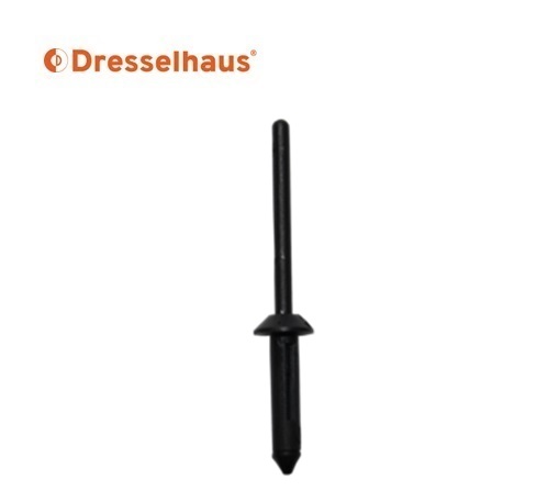 Kunststof blindklinknagels (PA/POM) zwart 5 x 12 mm | DKMTools - DKM Tools