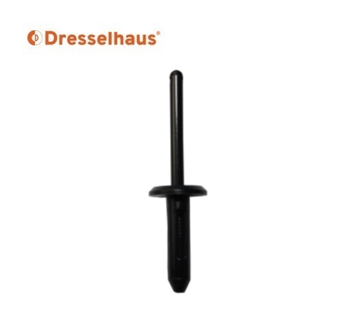 Kunststof blindklinknagels (PA/POM) zwart 5 x 12 mm | DKMTools - DKM Tools