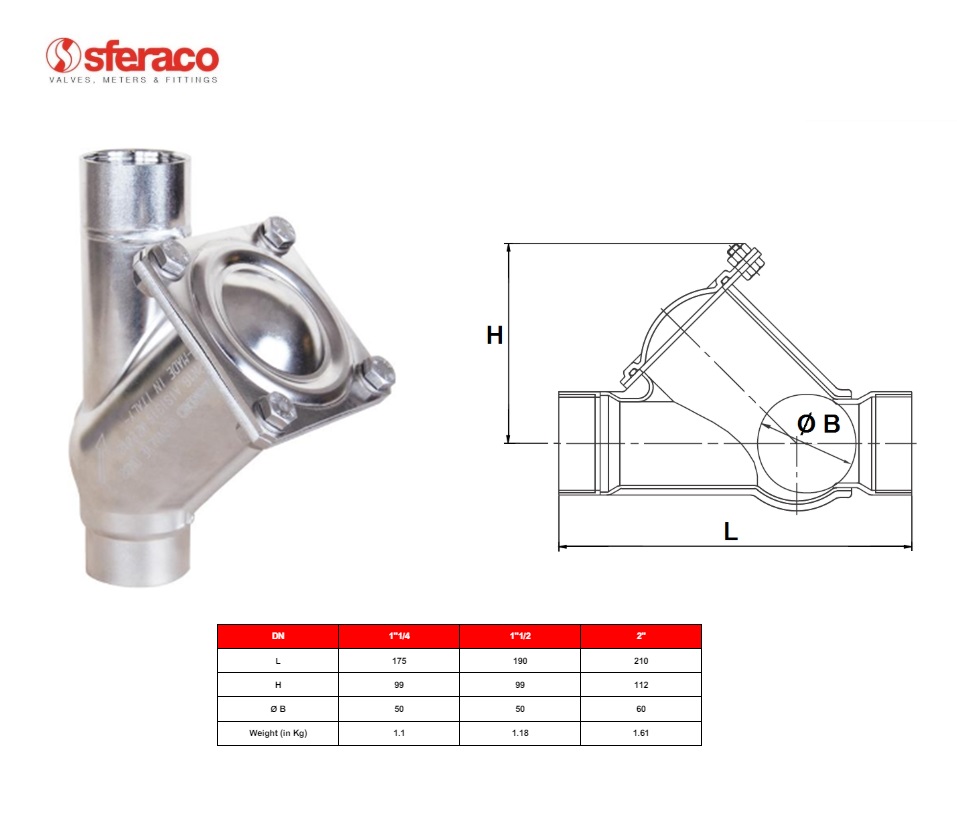 Kogelterugslagklep RVS 339 BSP 1