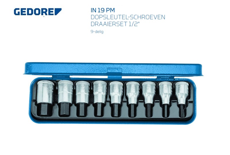 Gedore IN 19 PM Dopsleutelset | DKMTools - DKM Tools