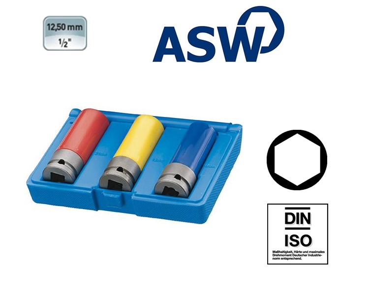 ASW Krachtdopsleutelset 12,5 mm | dkmtools