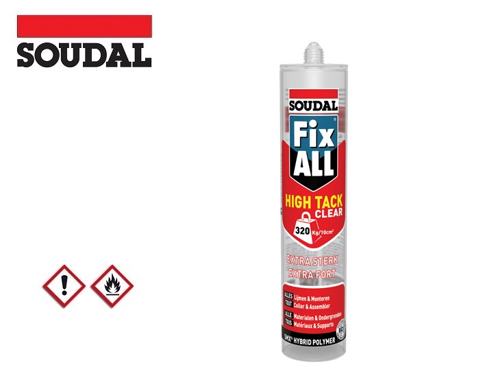 Soudal Fix All High Tack Clear | dkmtools