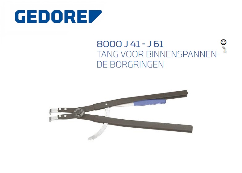 GEDORE Borgveertang voor binnenringen gebogen | DKMTools - DKM Tools