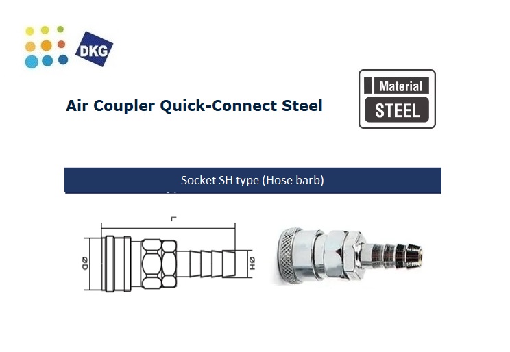 Luchtsnelkoppeling SH | dkmtools