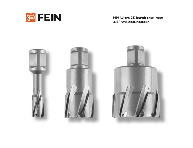 Fein Ultra 35mm Kernboren met Weldon | dkmtools