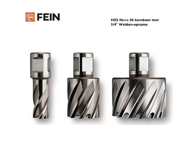 Fein Nova 50mm Kernboren met Weldon | DKMTools - DKM Tools