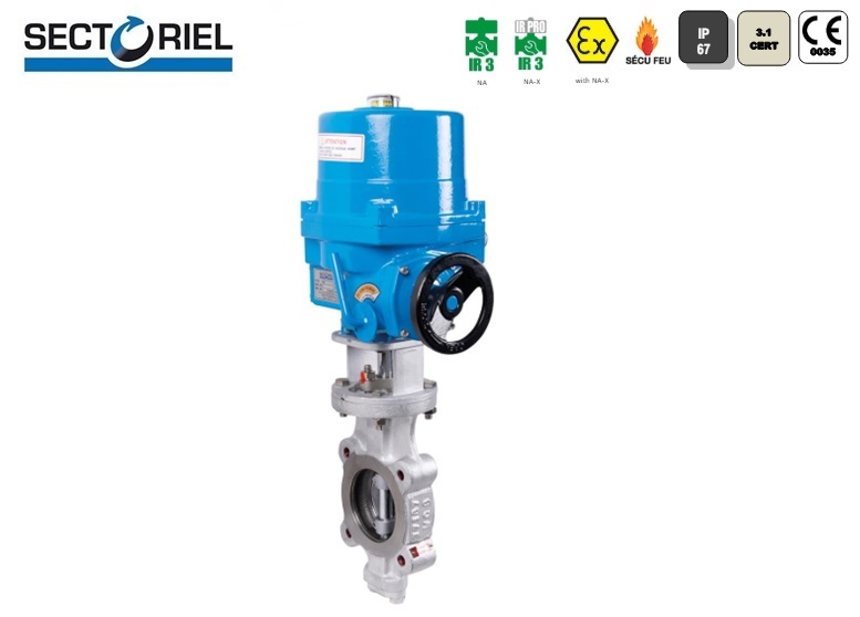 Elektrische Vlinderklep Lug ATEX A216WCB- CF8M | DKMTools - DKM Tools