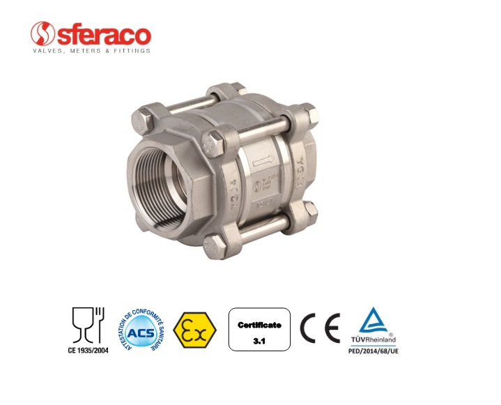 Terugslagklep RVS BSP | dkmtools